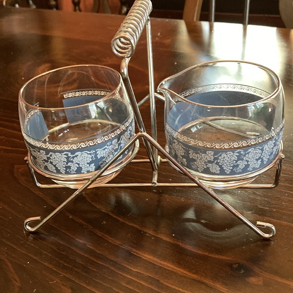 Vintage Libby, sugar, bowl and creamer with Caddy - Picture 5 of 5